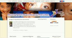 Desktop Screenshot of bridgeofhopeministriesinternational.org